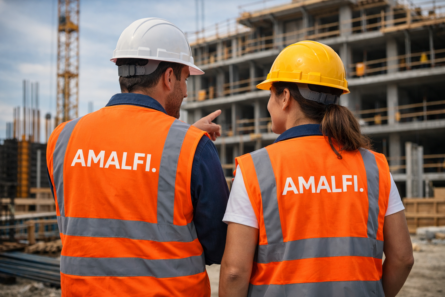 Équipe Amalfi sur chantier